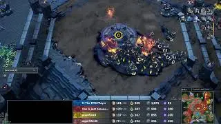 algorithm0r (Inf) vs Grimmy (Cel) vs playWeird (Inf) vs Hooboo100 (Van) - Stormgate FFA - Custom