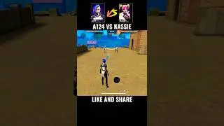 A124 VS KASSIE ABILITY TEST || #shorts #ffmax #ff #ob48 #a124 #vs #kassie #ability #test #skilltest
