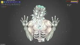 Moon Lord fight as mage on master mode | Terraria 1.4.4.9