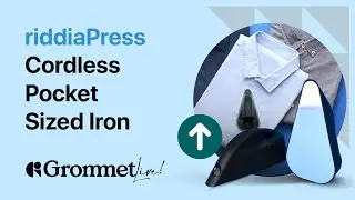 RiddiaPress Fully Cordless Mini Iron for Travellers | Grommet Live