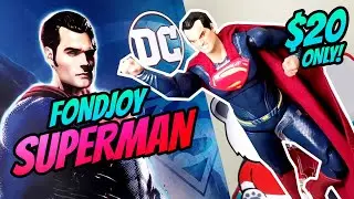 Fondjoy Superman 1/9 scale action figure. Justice League  unboxing and review.