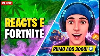 MEGA STREAM-REACTS E FORTNITE | JANEIRO 4000 INSCRITOS?