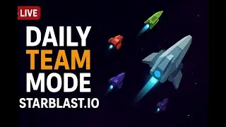 Pro Team Mode Tactics 🔥 | Starblast.io Daily LIVE