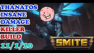 SMITE Thanatos Jungle Damage Build 2020 Gameplay- *I'M UNSTOPPABLE*