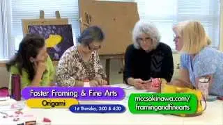 MCCS TV: TV Spots, Foster Framing and Fine Arts, Origami
