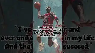 Failure Is the Reason I Succeed | Michael Jordan #motivation #quotes #inspiration #michaeljordan