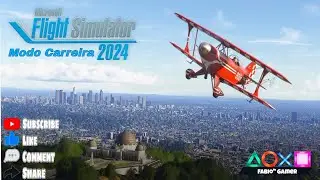 Flight Simulator 2024 PS5 / Modo Carreira / Translado Aeronave  / Diamond Aircraft DA 40 NG