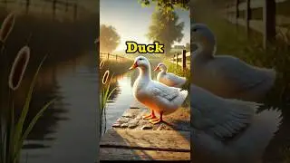 Learn English: Meet the Friendly Duck! 🦆 | Fun Vocabulary for All Ages