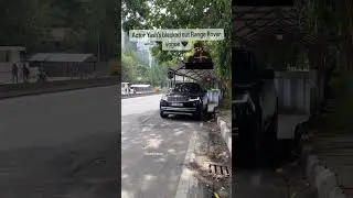 KGF Yash driving his Black Range Rover Yash car collection #yash #kgf #kgf3 #kgf2 #kannada #ramayan