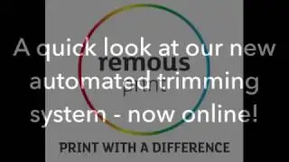 New Automated Web to Print Trimming install