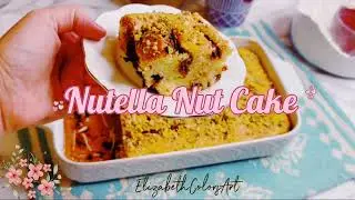 Nutella Nut Cake #Nutella #cake
