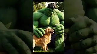 &ldquo;Hulk ka sabse pyara dost 🐶💚&rdquo;#shorts#hulk#dog#cute#ai#cartoon#viral