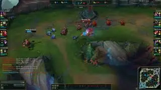 League of Legends - Nami Support Solo Kills Darius In Top Lane!
