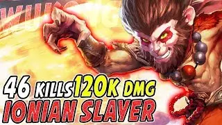 🔥 MOST BROKEN WUKONG BUILD 🔥 46 KILLS 120k DMG IONIAN SLAYER 🙊 TOP Wukong Season 9 League Of Legends