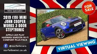 Mini John Cooper Works Starlight Blue 2019 года продаётся в Norfolk Cars