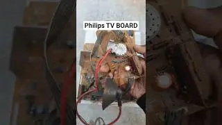 Philips crt tv perfect working board no complaints #tvrepair #youtubeshorts #shorts