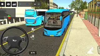 Euro Bus Driving Game Public Transportation 2024 -  Indonesia Bus Simulator Android Gameplay #1756