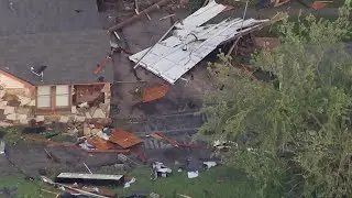 Noble severe weather damage