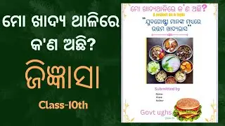 Jingyasa project || ମୋ ଖାଦ୍ୟ ଥାଳିରେ କଣ ଅଛି?||ଯୁବଗୋଷ୍ଟି ମାନଙ୍କ ମଧ୍ୟରେ ଉତ୍ତମ ଖାଦ୍ୟଭାସ || 2024-25