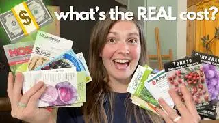 Garden seed comparison | REAL cost analysis and other considerations before you buy