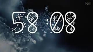 60 Minute 1 Hour Timer Winter Theme