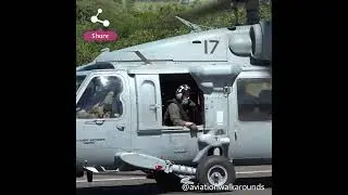 MH-60 Seahawk US Navy Helicopter Ready to go #usnavy #military