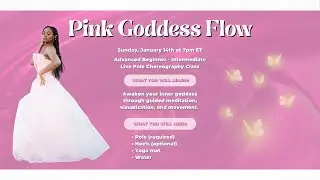 Pink Goddess Flow: Pole Choreography Class | Awaken Your Inner Goddess✨