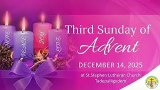 Third sunday of Advent candle service