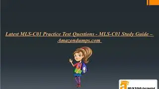 Amazon MLS-C01 Dumps PDF | Unique and the Most Challenging | Amazondumps.com