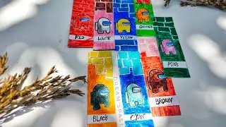 Among Us Bookmarks || DIYs BOOKMARKS