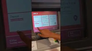 How to deposit cash  in an ATM machine#shortsfeed#shorts#canada