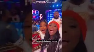 #BiancaBelair and #StreetProfits #MontezFord #AngeloDawkins on set for an episode of #MTV #WildNOut