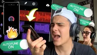 FAZENDO UMA MÚSICA DO ZERO PELO CELULAR e com AUTO TUNE!