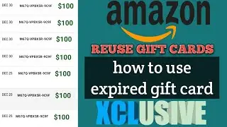 How To Use Expired Gift Card | How To Reuse Gift Cards | How To Reuse Gift Code | Reuse Gift Voucher