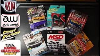 Diecast Assortments Unboxing (M2, Auto World, Johnny Lightning, Racing Champions)