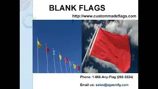 Using blank flags as your template to design your own