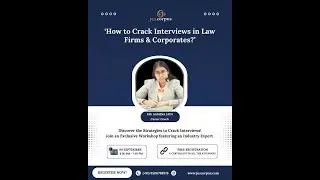 Как успешно проходить собеседования в юридических фирмах и корпорациях? (при участии г-жи Аашны Д...
