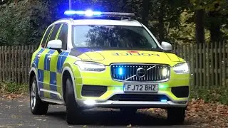 Nottinghamshire Police Volvo XC90 Armed Response Vehicle Responding! 