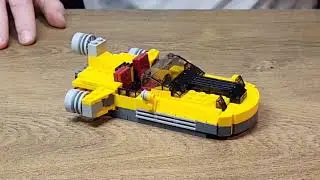 Lego 4939 Star Wars Landspeeder V2 assembly is slightly different