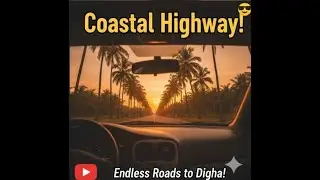 En Route to Digha: Road Conditions & Coastal Views 🛣️✨ #roadcondition #coastalroad