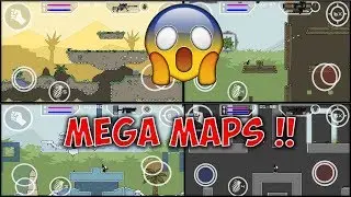 Mini Militia Mega Map Mod SPECIAL Capture The Flag(CTF) GAMEPLAY !!| Doodle Army 2: Mini Militia #59