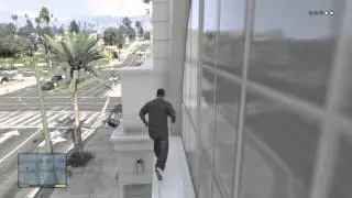 GTA 5: Escaping cops on foot Parkour Style PT. 2 Rooftop