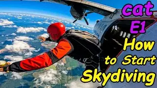 🪂How to Start Skydiving Cat E1 : AFF Level 5 Skydiving Training🪂