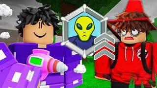 SOBREVIVI 100 DIAS com UM PRO e MINHA NOVA CLASSE ALIEN no 99 NOITES NA FLORESTA (com Bayo)