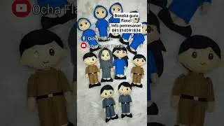 Boneka Guru Flanel || Tutorial Boneka Guru