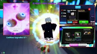 UPD 6.0 NEW GOJO/GOJU (SIX EYES) EVOLVE AND SHOWCASE! ANIME ADVENTURES!