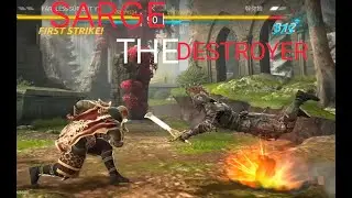 SARGE THE DESTROYER! SARGE GAME PLAY! SARGE COMBO ! SHADOW FIGHT 4! SFA
