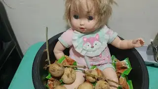 🌈🌈Masha doll 🎎🎎 with tamarind candy 🍬🍬 with lansones fruit 🌈🌈