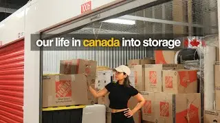 Goodbye house 😳 packing up our life - 5 years in Canada in storage 🇨🇦