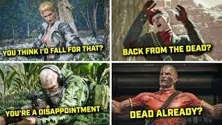 Snake Faking Death Against All Bosses - Metal Gear Solid Delta